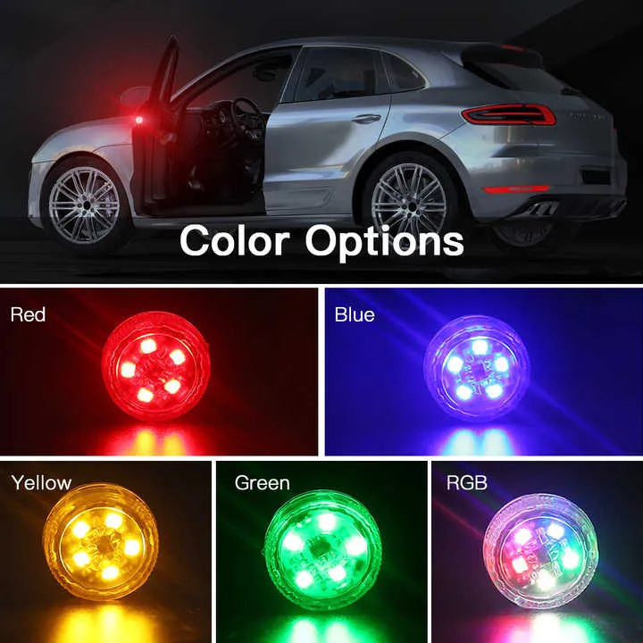 تنبيه أمان السيارة للسيارة ضوء . Car Security Alert LED Light IP68 Waterproof