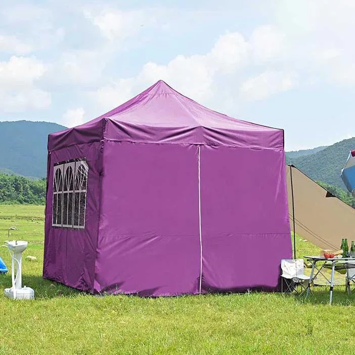 1080D Sidewall w/ Window for Pop Up Canopy 10'Lx7'H