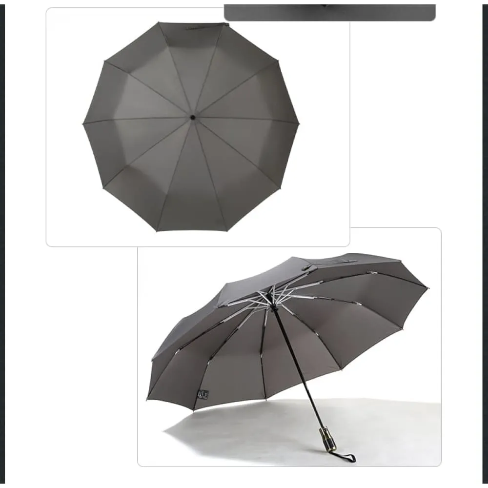 10k Windproof 3 Fold Large Umbrella