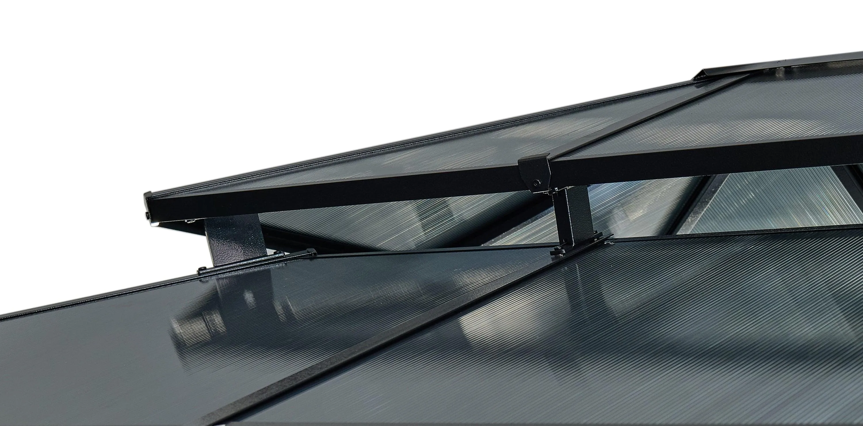 12' x 16' Gazebo for Patios,Gazebo with Polycarbonate Double Roof Canopy, Solid Wooden Framed Gazebo