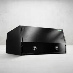 1650mm Aluminium Canopy - Black