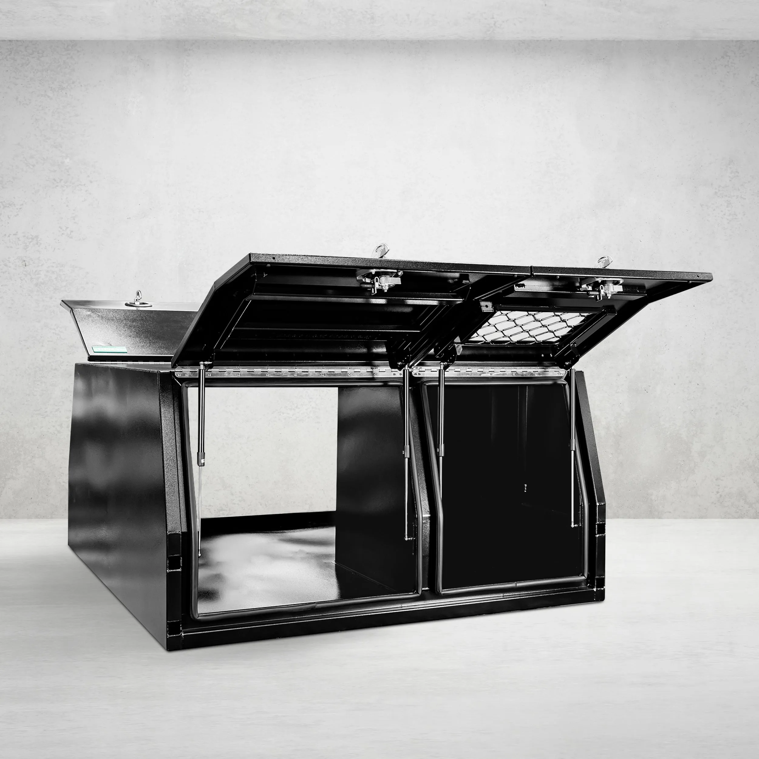 1650mm Aluminium Canopy DS - Black