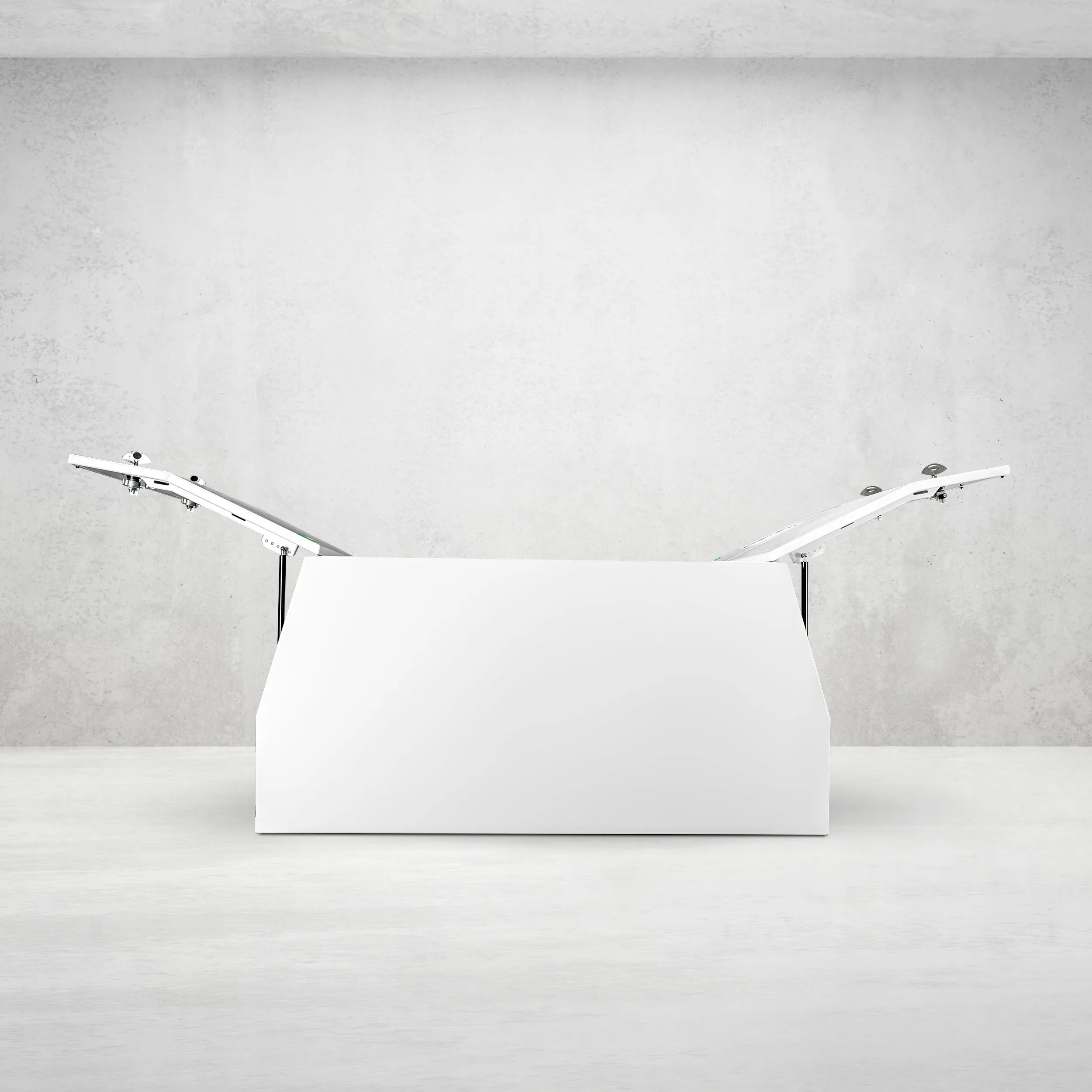 1650mm Aluminium Canopy DS - White