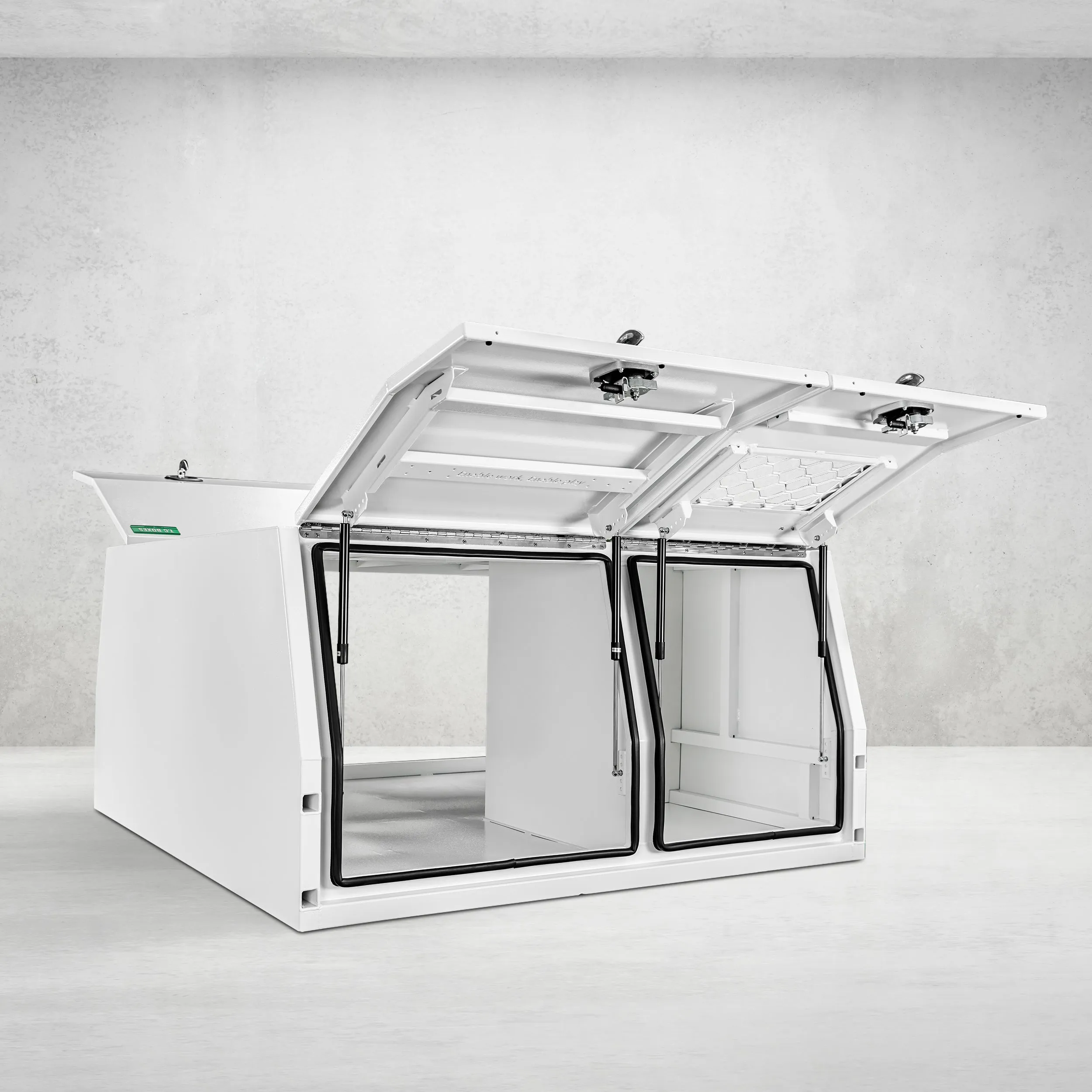 1650mm Aluminium Canopy DS - White