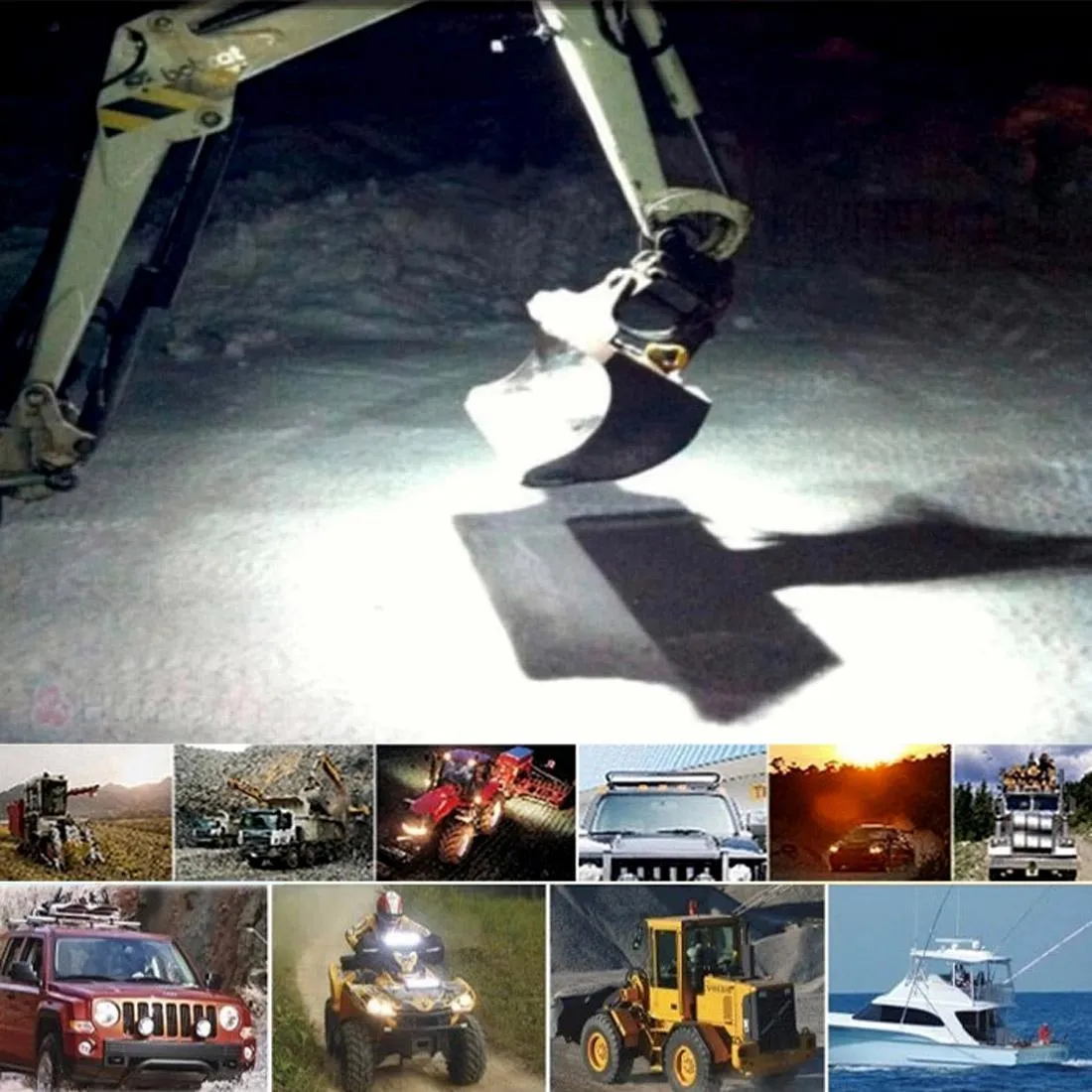 18W CREE LED Work Light | 6 LEDs | White Light | IP67 Waterproof | DC 10-30V | SUV & Off-Road