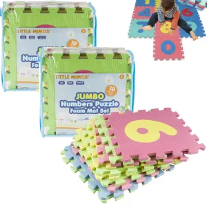 20 Pc Baby Kids Room Foam Play Mat Number Puzzle Floor Pads Learn Play 20 Sqft