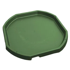 3pk Plastic Active World Tray Green