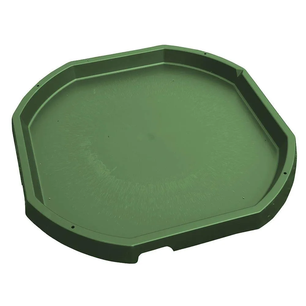 3pk Plastic Active World Tray Green