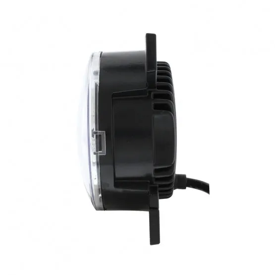 4 1/4" Chrome Round LED Fog Light with LED Position Light Bar