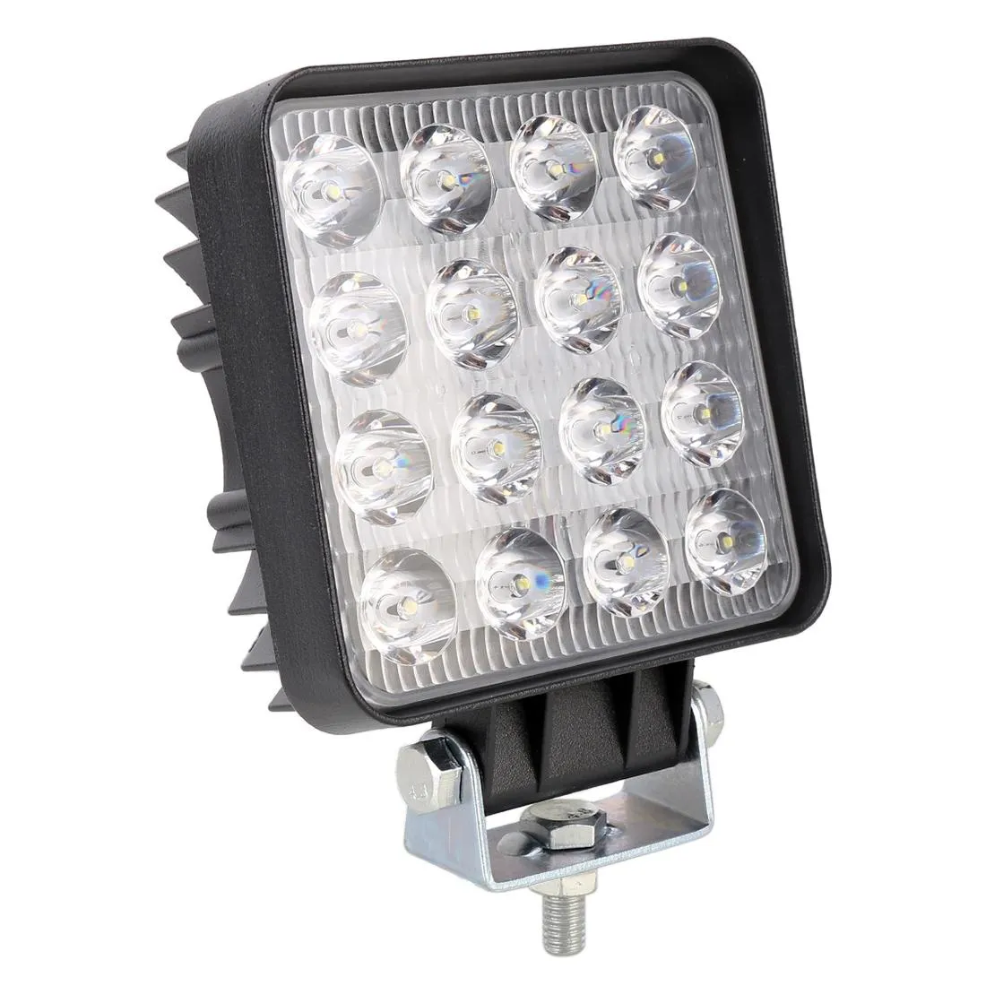 48W LED Work Light | 4000Lm | 16 LEDs | White Light | IP67 Waterproof | SUV & Off-Road | DC 10-30V | Black