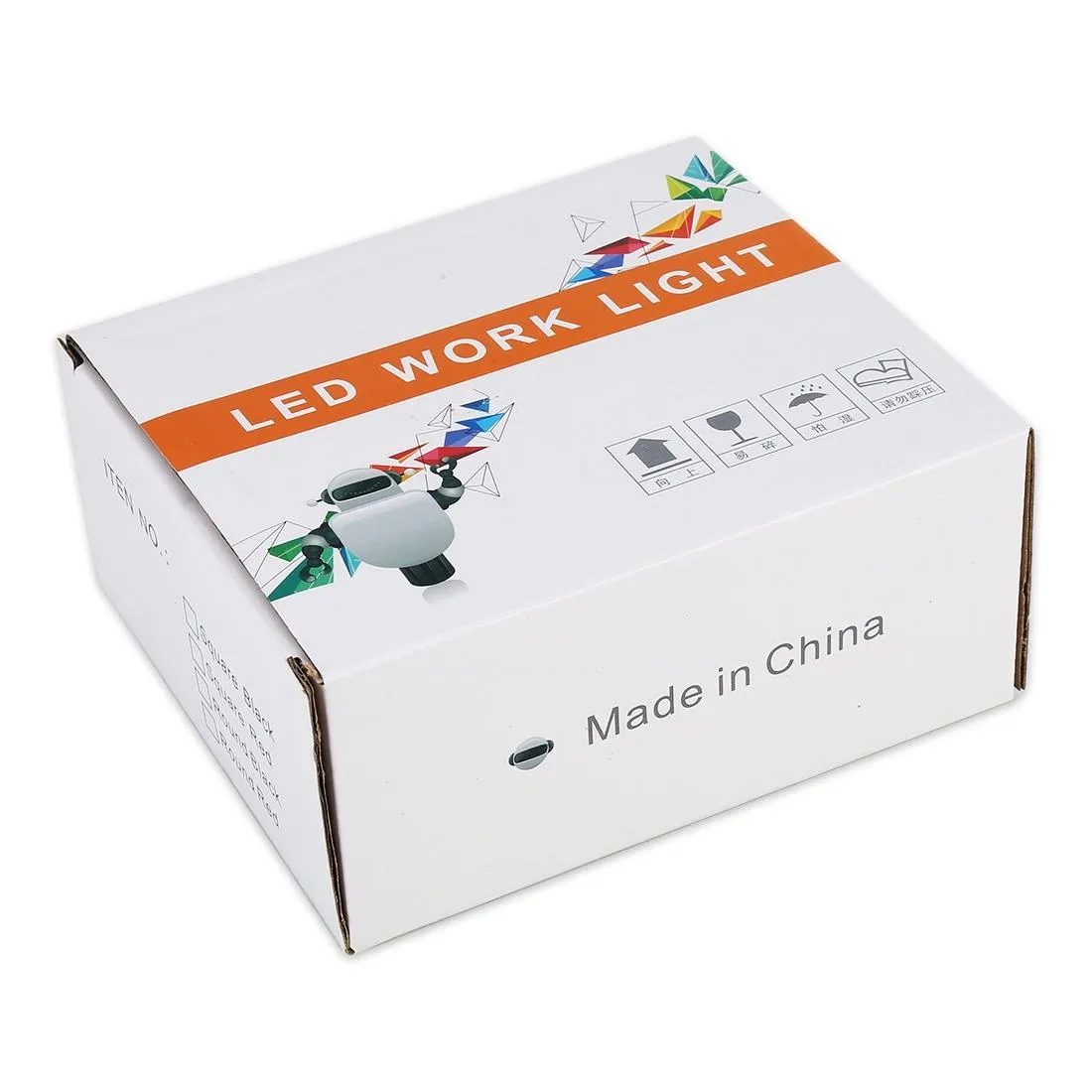 48W LED Work Light | 4000Lm | 16 LEDs | White Light | IP67 Waterproof | SUV & Off-Road | DC 10-30V | Black