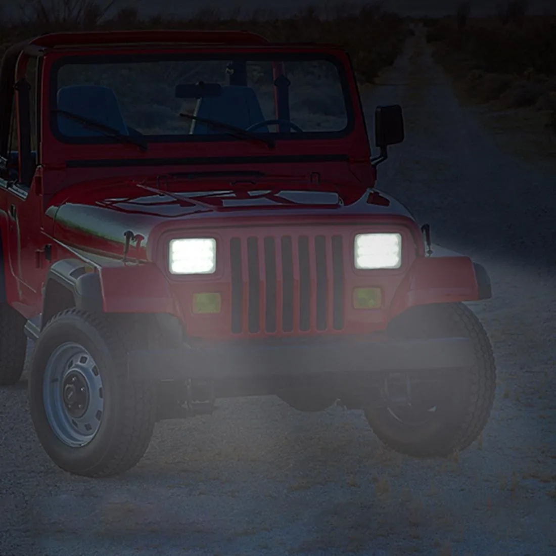 48W LED Work Light | 4000Lm | 16 LEDs | White Light | IP67 Waterproof | SUV & Off-Road | DC 10-30V | Black