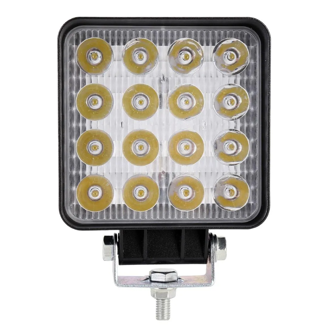 48W LED Work Light | 4000Lm | 16 LEDs | White Light | IP67 Waterproof | SUV & Off-Road | DC 10-30V | Black