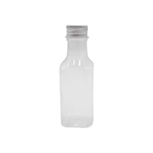 60ml PVC Plastic Bottle with Silver Lid