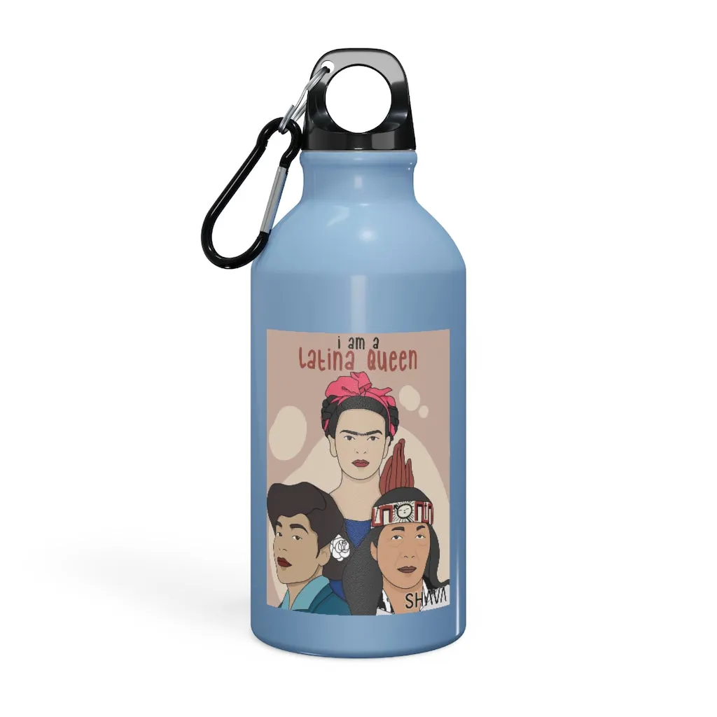 Affirmation Feminist pro choice Oregon Sport bottle 13.5oz -  I am a latina queen
