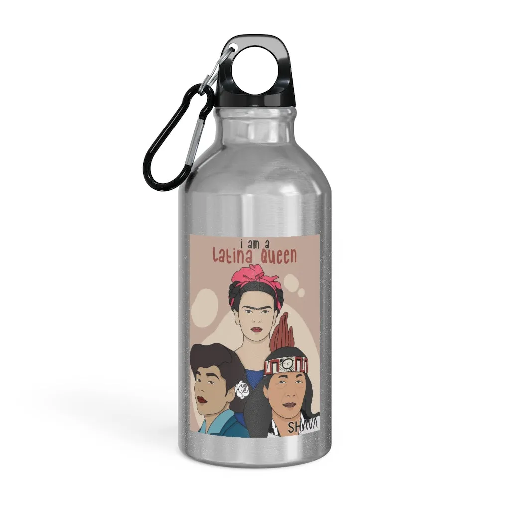 Affirmation Feminist pro choice Oregon Sport bottle 13.5oz -  I am a latina queen