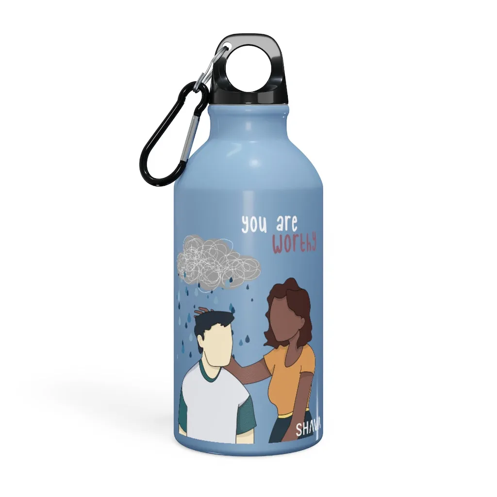 Affirmation Feminist pro choice Oregon Sport bottle 13.5oz-  You are Worthy (Depression)