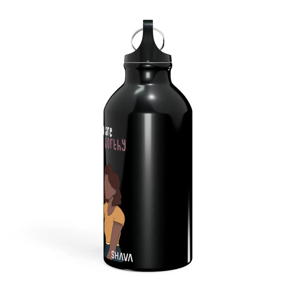 Affirmation Feminist pro choice Oregon Sport bottle 13.5oz-  You are Worthy (Depression)
