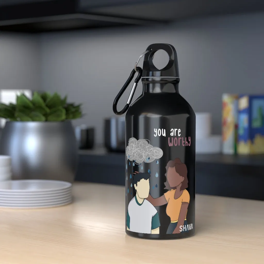 Affirmation Feminist pro choice Oregon Sport bottle 13.5oz-  You are Worthy (Depression)