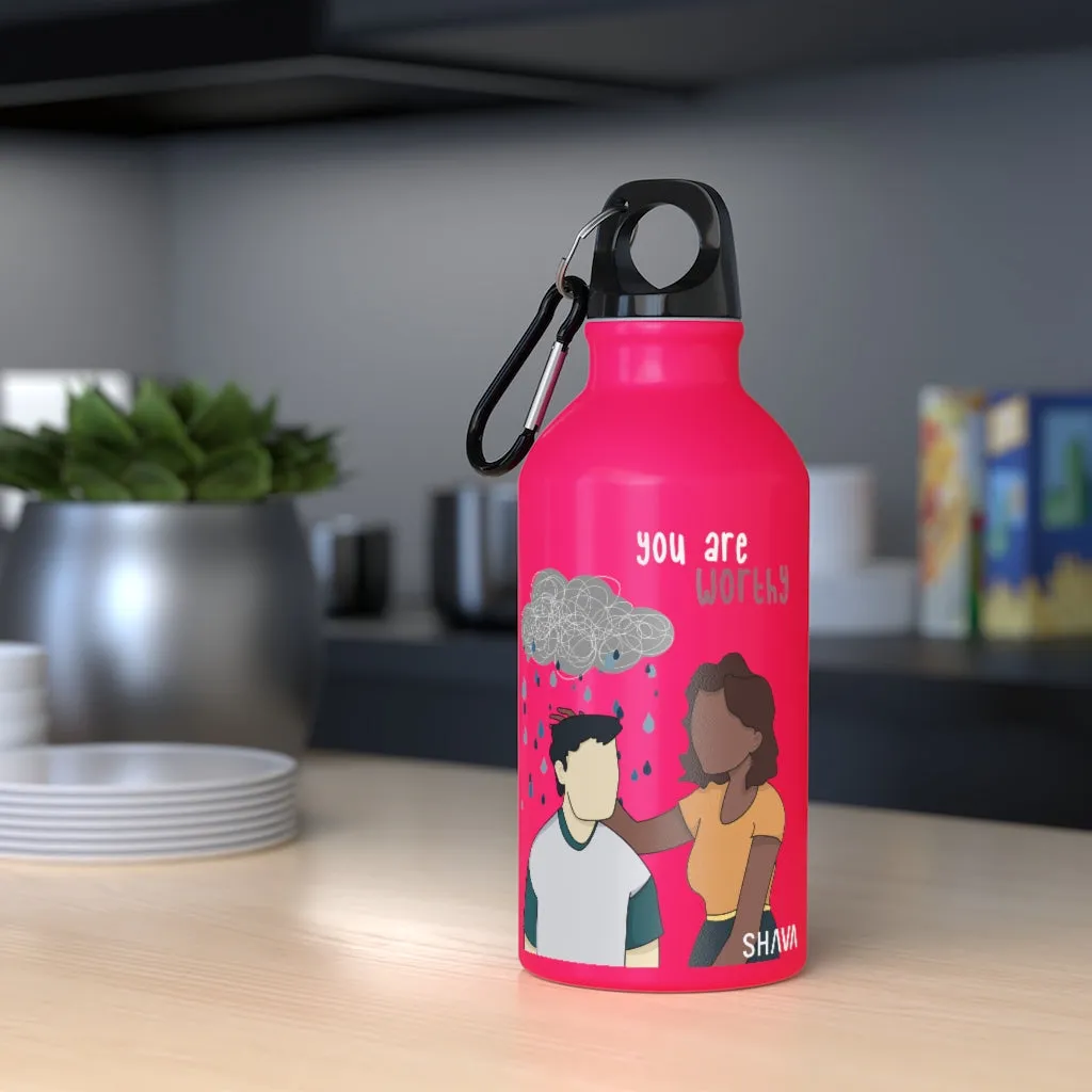 Affirmation Feminist pro choice Oregon Sport bottle 13.5oz-  You are Worthy (Depression)