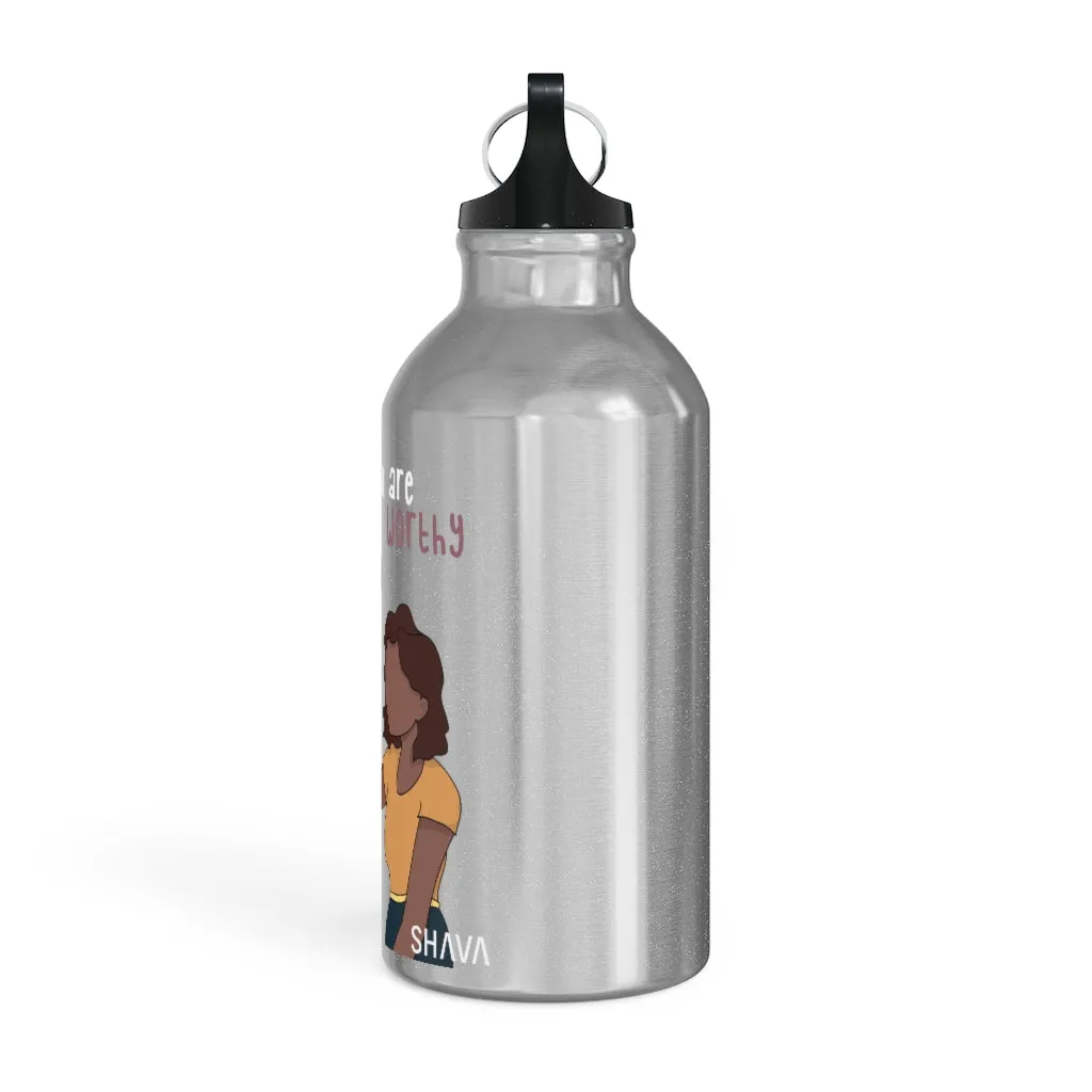 Affirmation Feminist pro choice Oregon Sport bottle 13.5oz-  You are Worthy (Depression)