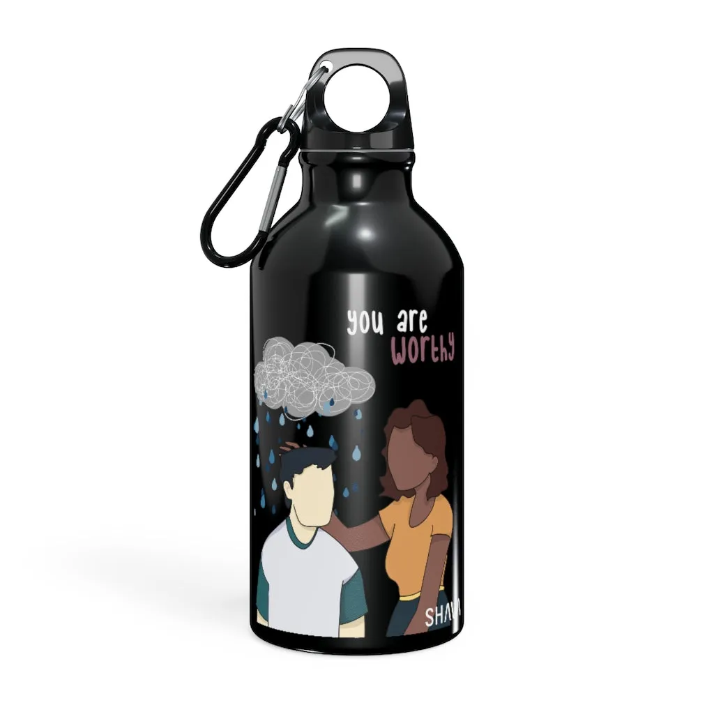 Affirmation Feminist pro choice Oregon Sport bottle 13.5oz-  You are Worthy (Depression)