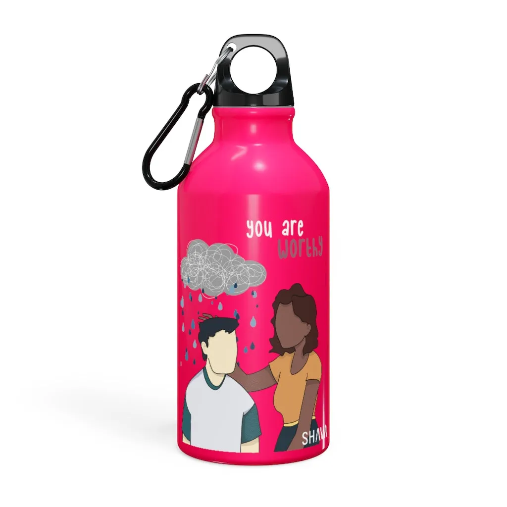 Affirmation Feminist pro choice Oregon Sport bottle 13.5oz-  You are Worthy (Depression)
