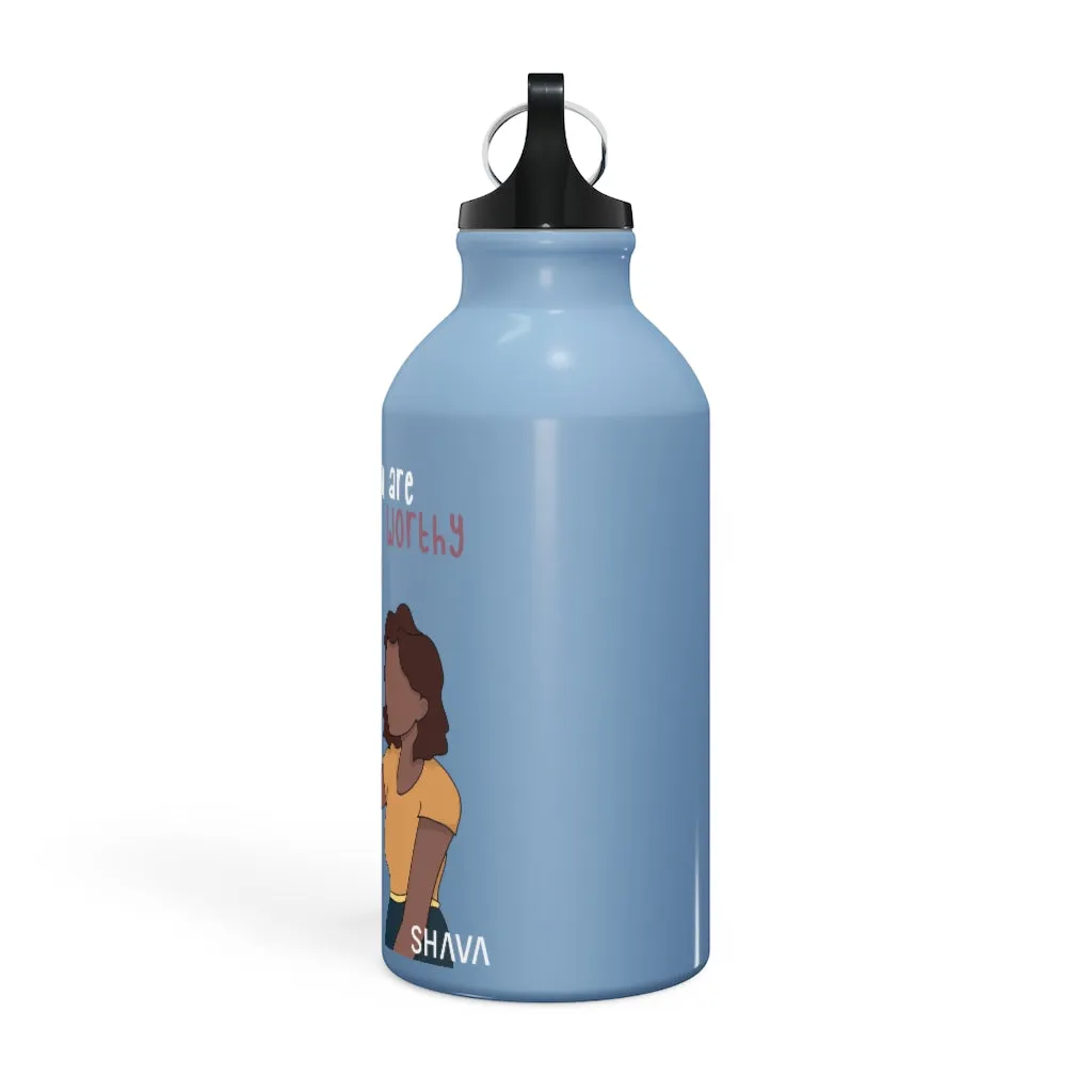 Affirmation Feminist pro choice Oregon Sport bottle 13.5oz-  You are Worthy (Depression)