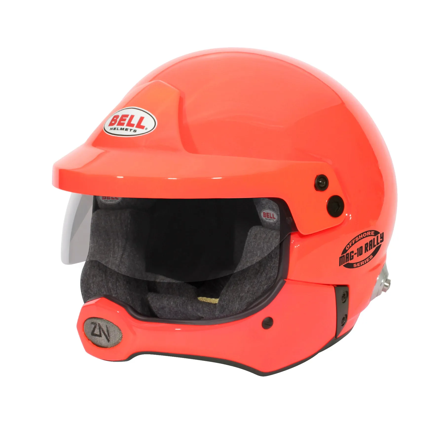 BELL 1346029 MAG-10 RALLY PRO OFFSHORE ORANGE Open face helmet, HANS, FIA, size 61 (7 5/8 )