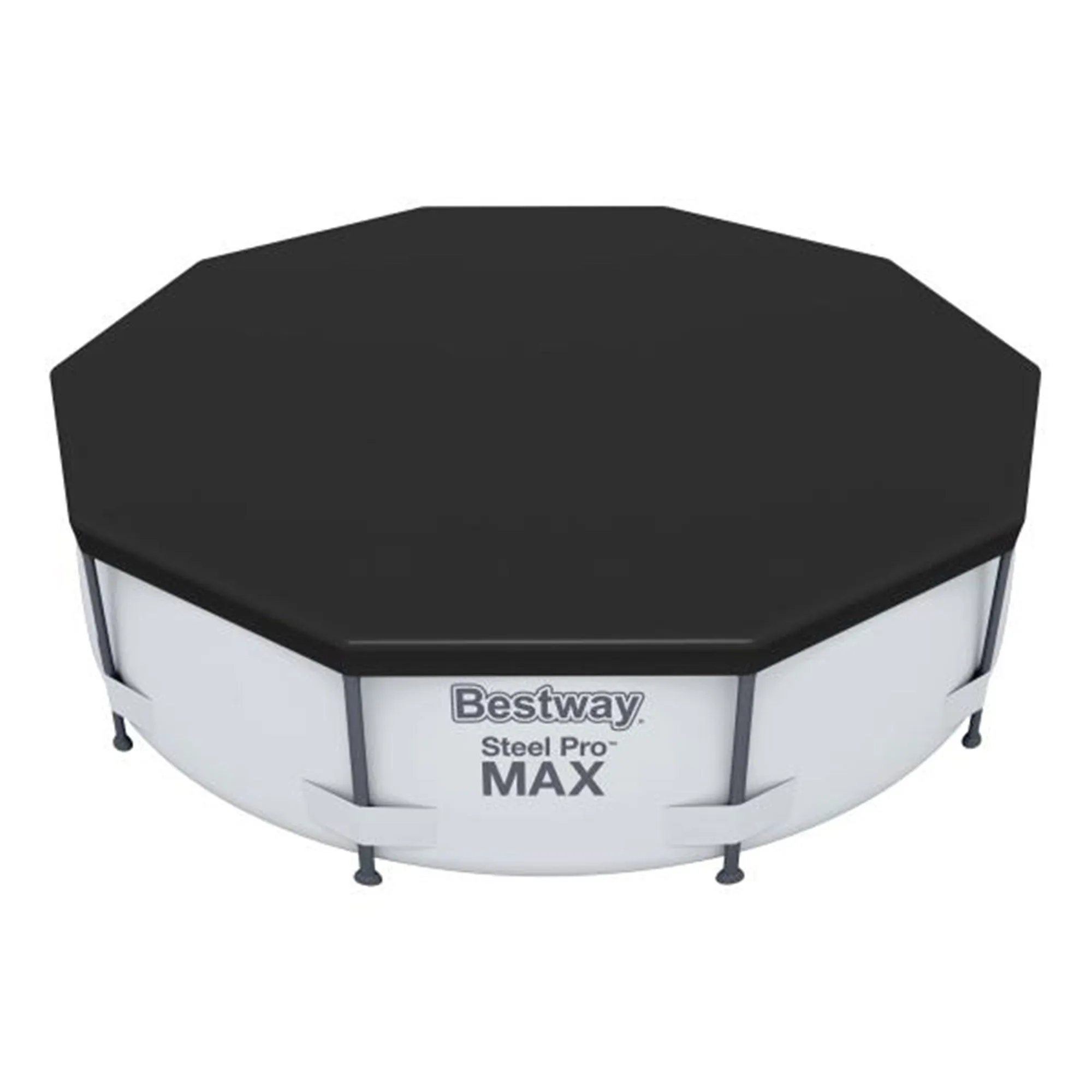 Bestway Round 10' Pool Cover for Above Ground Pools (Cover Only) (Open Box)