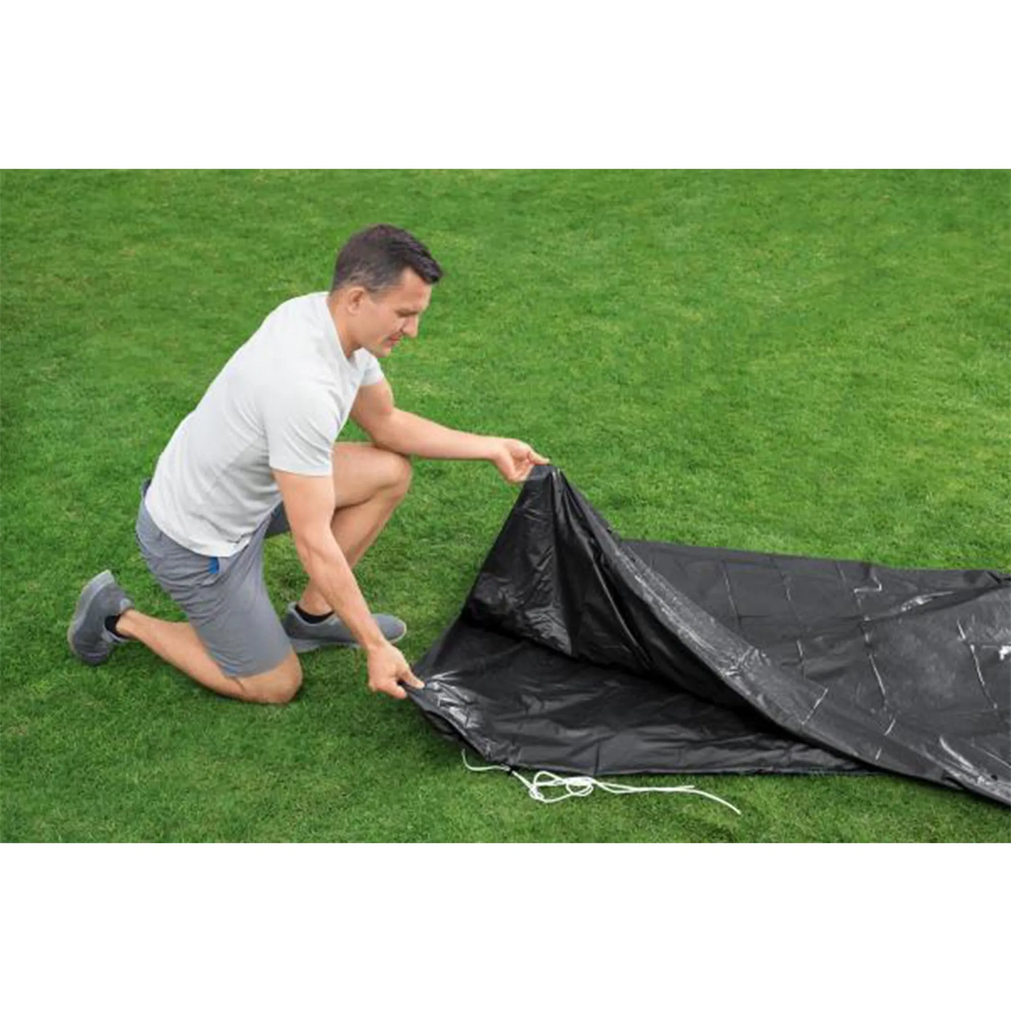 Bestway Round 10' Pool Cover for Above Ground Pools (Cover Only) (Open Box)
