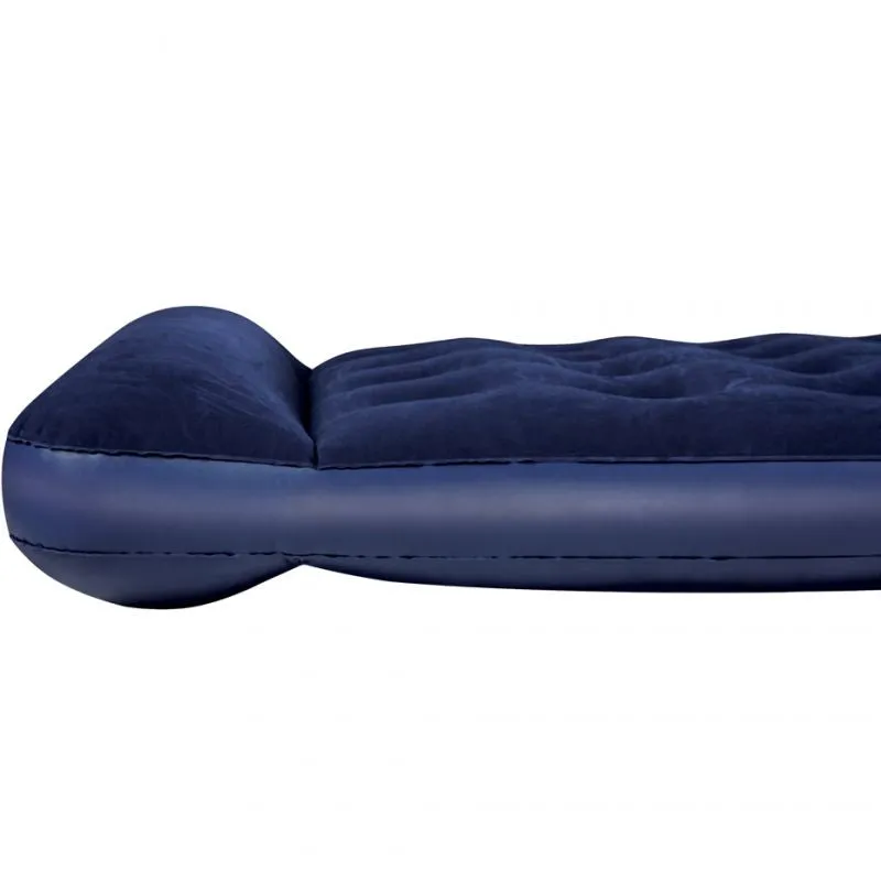 Bestway Velor Mattress With Pump 185X76X28Cm - Navy Blue