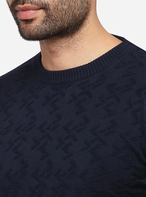 Black Slim Fit Solid T-Shirt | JadeBlue