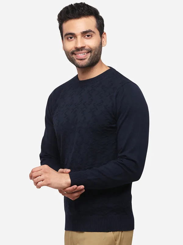Black Slim Fit Solid T-Shirt | JadeBlue