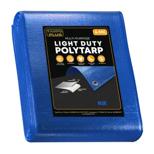 Blue Poly Tarp 80' x 80'