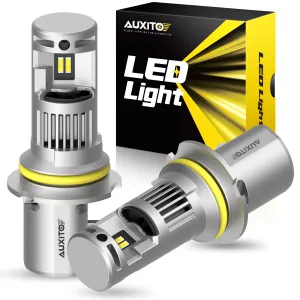 Brightest 9007 LED Bulb Dual Beam 20000LM 100W