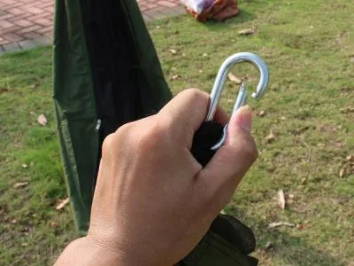 Camping Army Green Hammock with Sack for Camping-Hiking