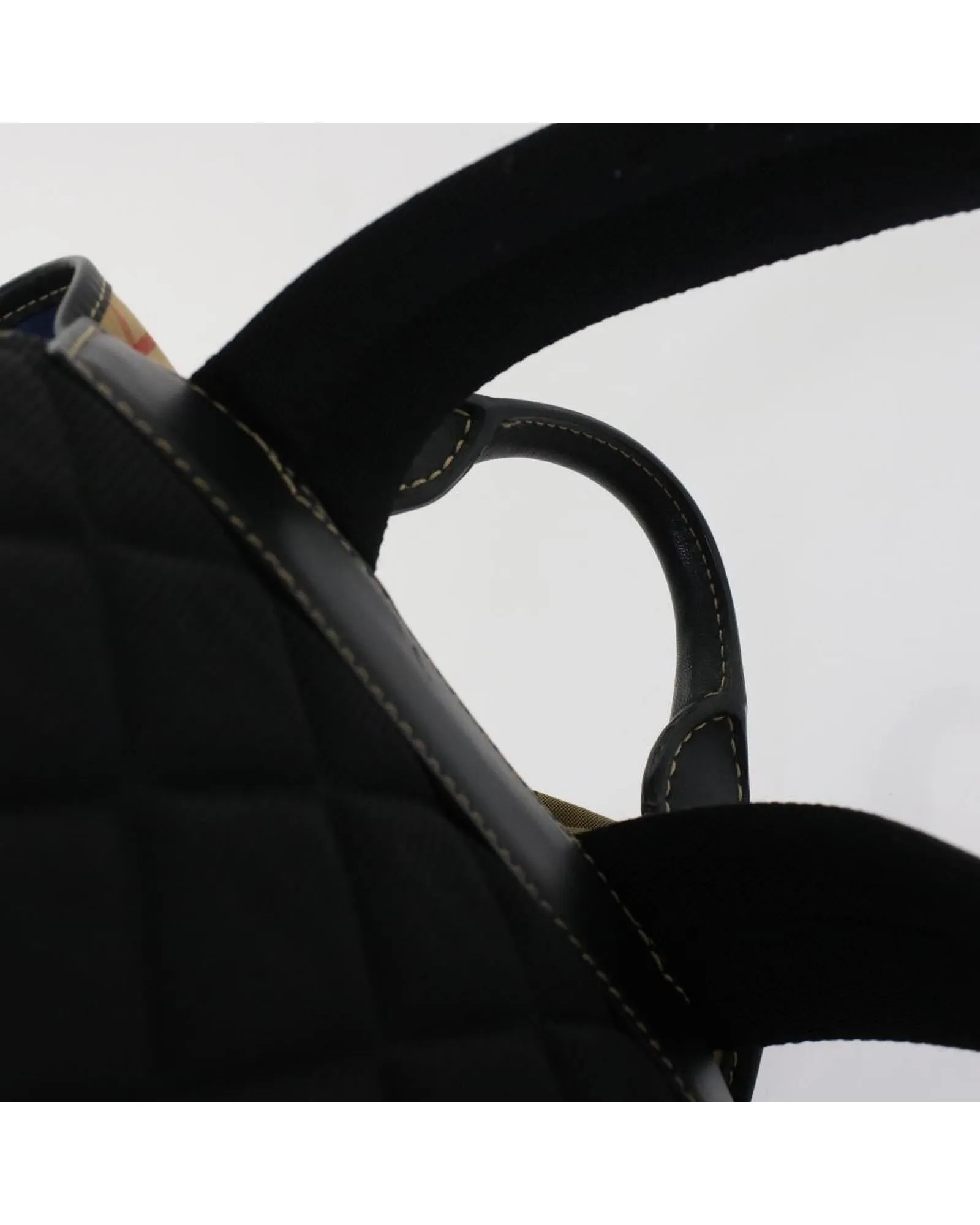 Canvas and Leather Graffiti Backpack
