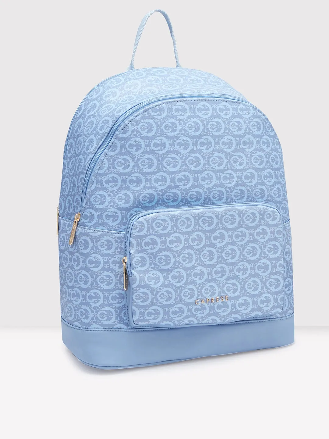 Caprese Cleo Laptop Backpack Large Powder Blue