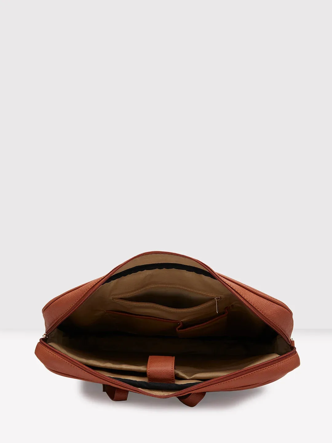 Caprese Cora Laptop Tote Large Tan
