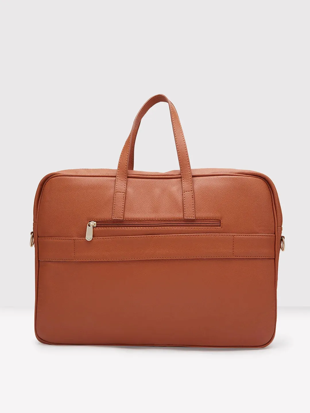 Caprese Cora Laptop Tote Large Tan