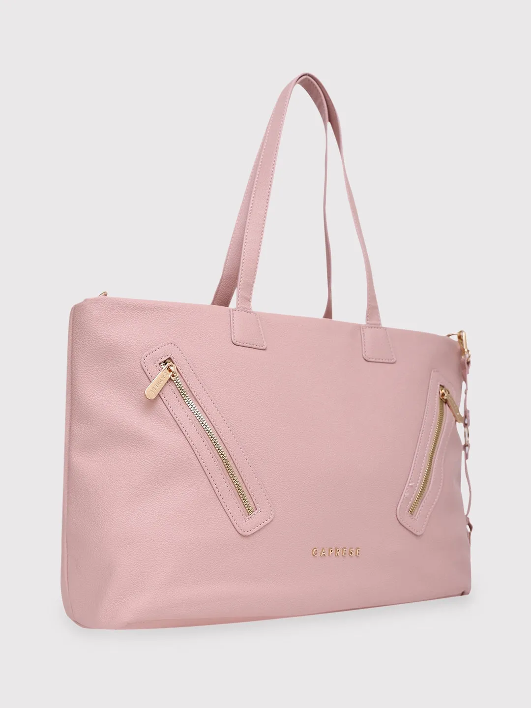Caprese Lilith Laptop Tote Large Blush
