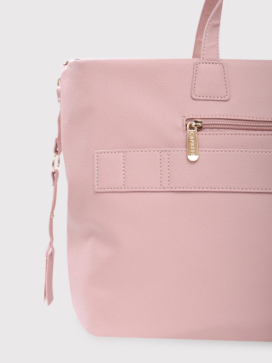 Caprese Lilith Laptop Tote Large Blush