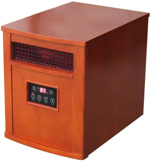 Comfort Glow QEH1500 Electric Heater, 15 A, 120 V, 1500 W, 5120 Btu, 1000 sq-ft Heating Area, Remote Control :EA: QUANTITY: 1