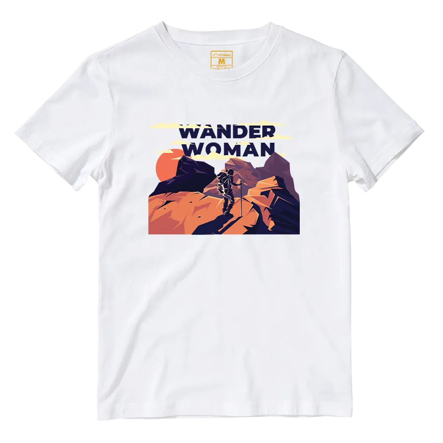 Cotton Shirt: Wander Woman