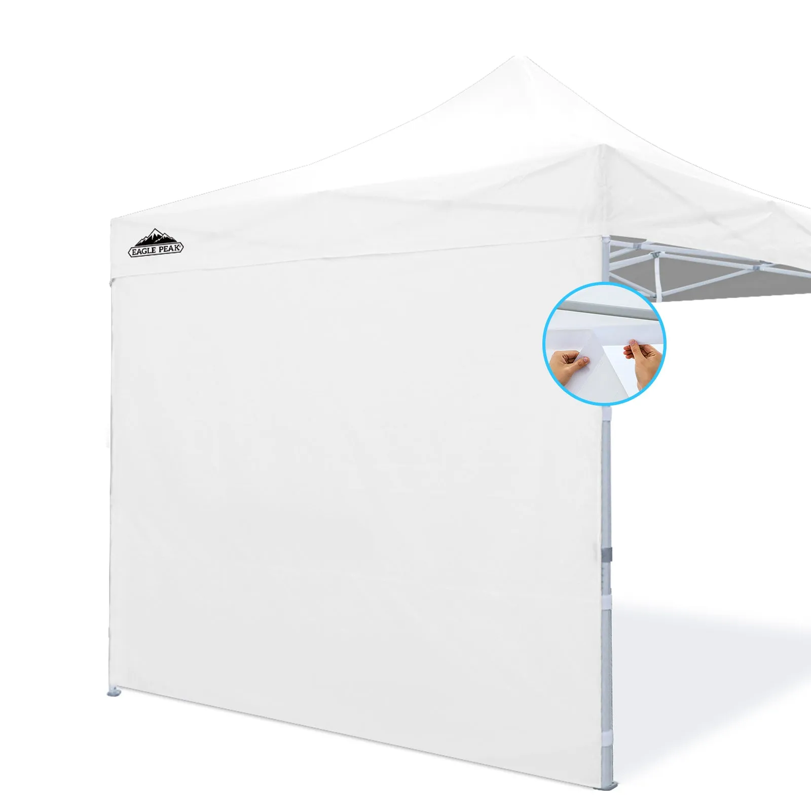EAGLE PEAK Wall Panel/Sunwall for 10x10 Heavy-Duty Commercial Canopy Tent, Replacement Sidewall for Marketplace Sun Shelter, 1 Sidewall Only