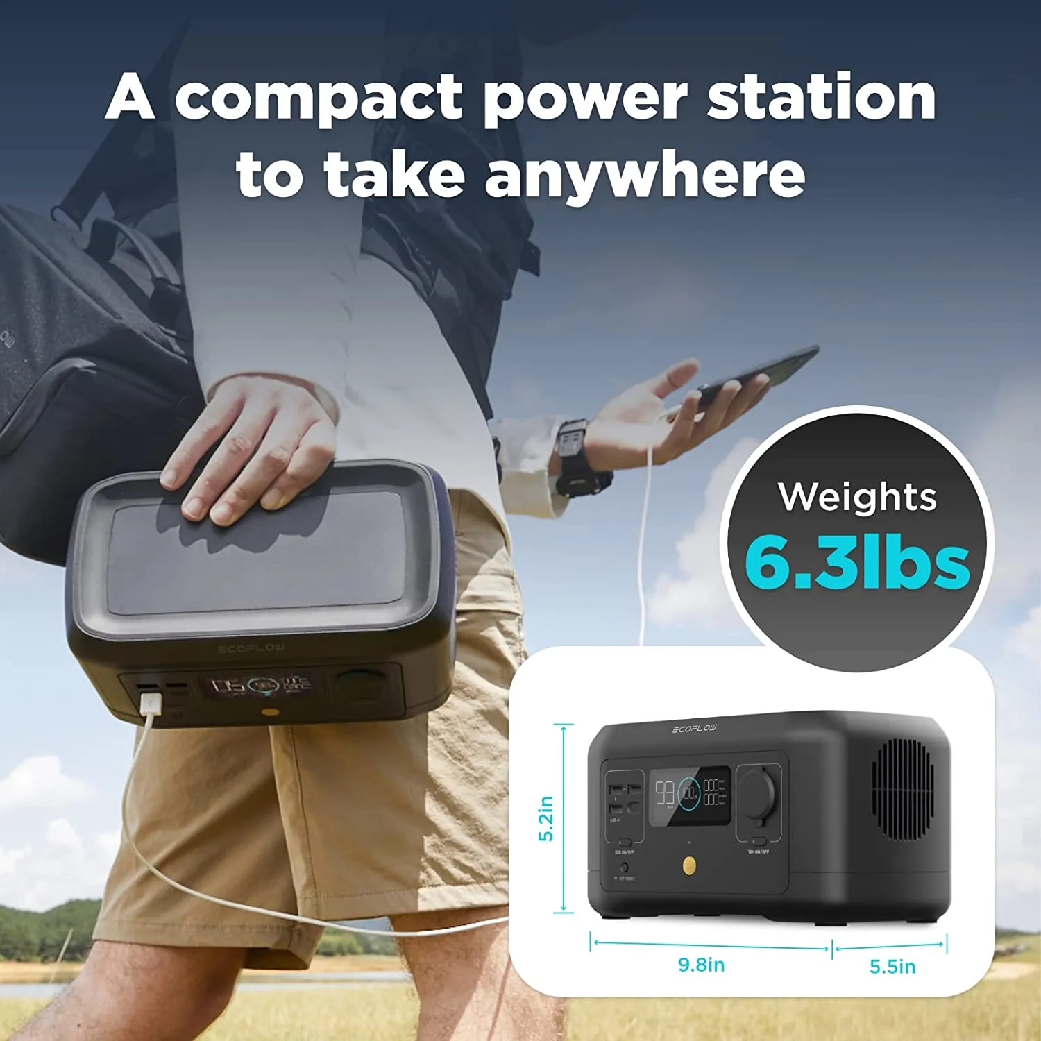 EcoFlow RIVER [MINI] Portable Power Station