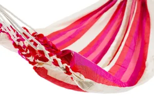 Ecuador Hammock Cotton Red, Pink & White