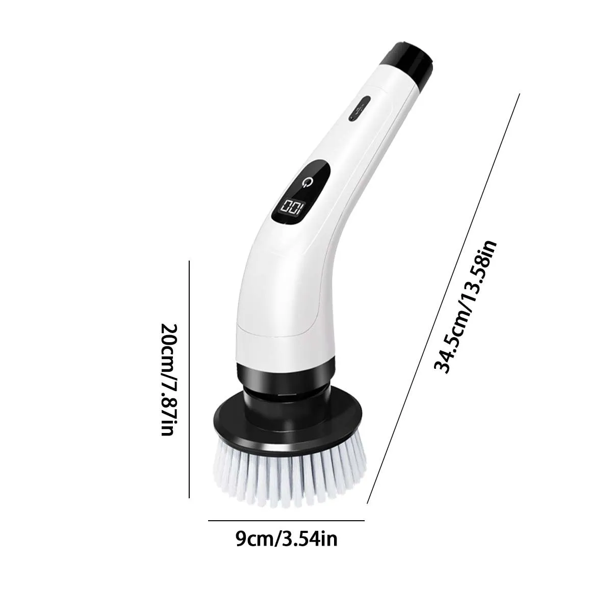 Electric rotary scrubber Power scrubber cordless cleaning brush