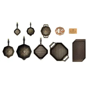 FINEX 12-Piece Ultimate Cast Iron Set